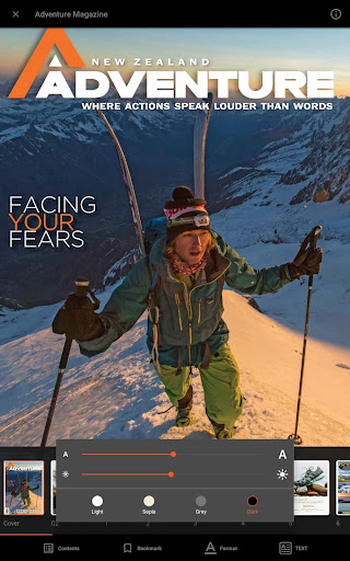 Adventure Magazine Screen 3