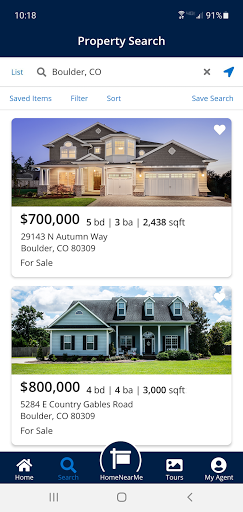 HomeSmart Client Screen 2