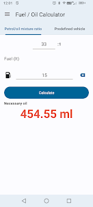 Fuel Oil Mix Calculator