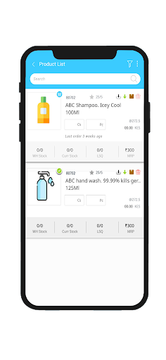 Android application XnappSales NextGen screenshort