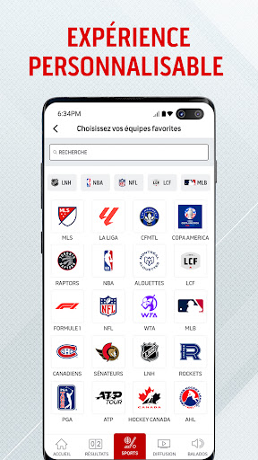 RDS: Sport, F1, Tennis & plus Screen 3