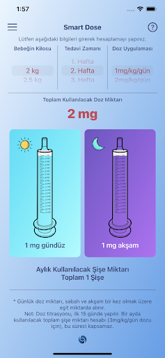 Android application Smart Dose screenshort