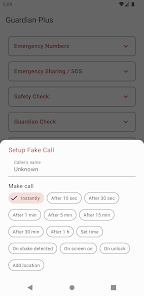 Screenshot 7 Guardian - Personal Safety android