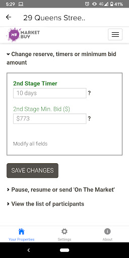 Market Buy for Agents Screen 2