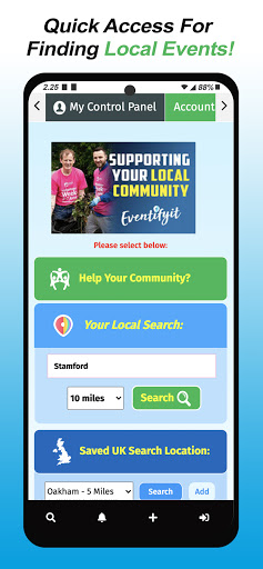 Android application Eventifyit screenshort