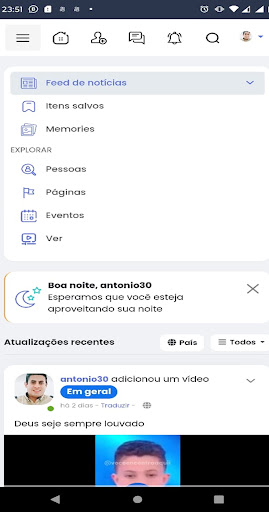 Godfaith Rede Social Cristã Screen 2