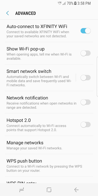 XFINITY WiFi Settings - 51.3.0.002 - (Android)