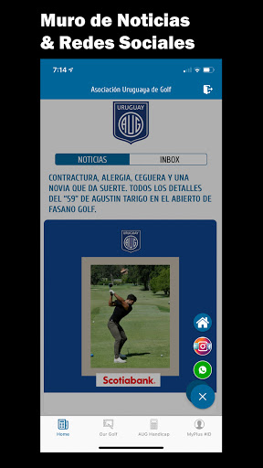 Asoc. Uruguaya de Golf AUG Screen 2