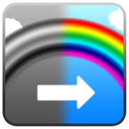 Icon image illusion : ColorfulMonotone