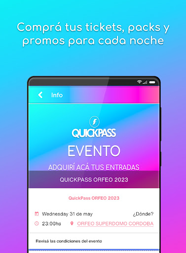 QuickPass Screen 2