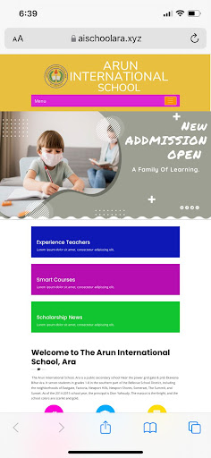 Arun international school Screen 3