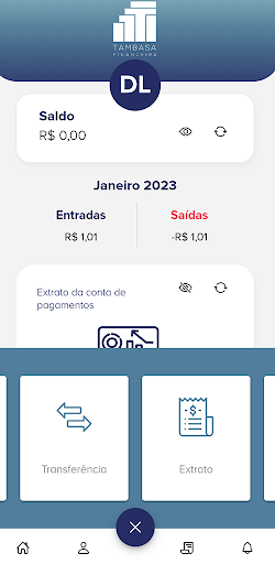 Android application Tambasa Financeira screenshort