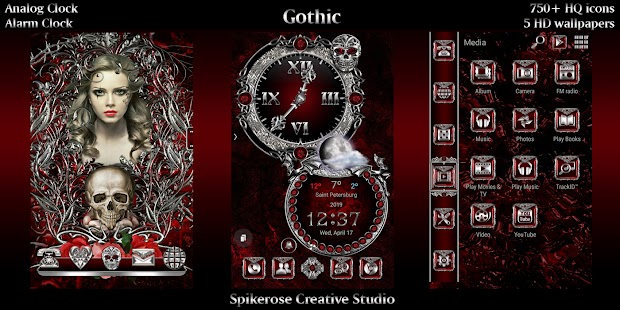 Gothic theme Ekran görüntüsü