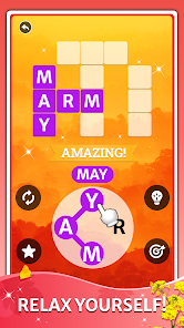 Word Link-Relaxing mind puzzle apkmartins screenshots 1