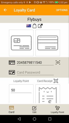 My Loyalty Rewards Screen 2