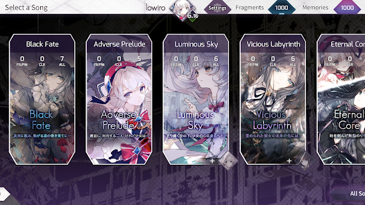 Arcaea MOD APK Latest Version v3.12.2 Unlocked Android iOS Gallery 5