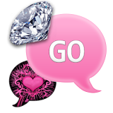 GO SMS - Heart Diamonds 5 icon