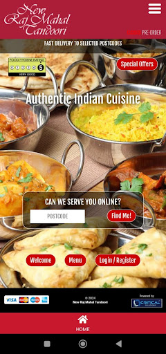 New Raj Mahal Tandoori  Order