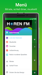 Internet-Radio "Hören Sie FM" Captura de pantalla
