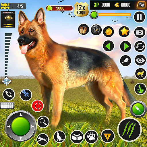 Dog Family Sim Animal Games logo