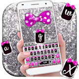 Glitter Bow Keyboard Theme icon