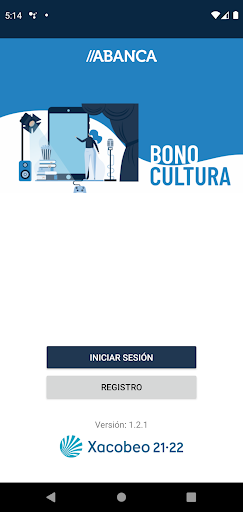 Android application Bono Cultura screenshort