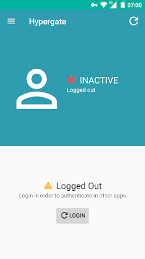 Hypergate Authenticator SSO Screen 2