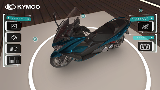 Kymco AK 550 Screen 2