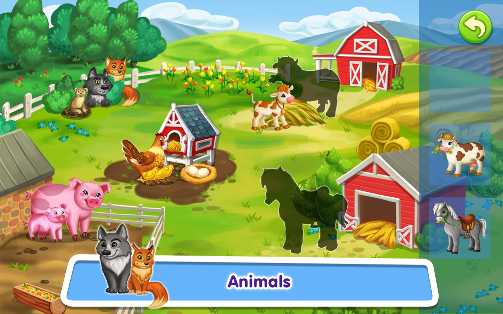 Android application Educational puzzles - Preschool games for kids screenshort