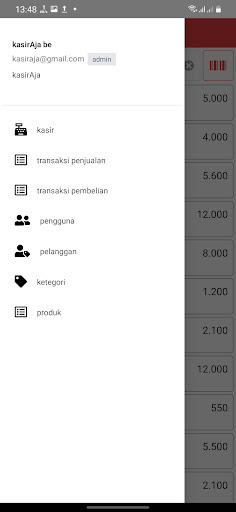 kasirAja! Screen 2