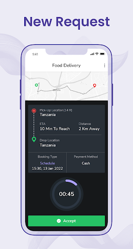 Android application Nipeleke Driver screenshort