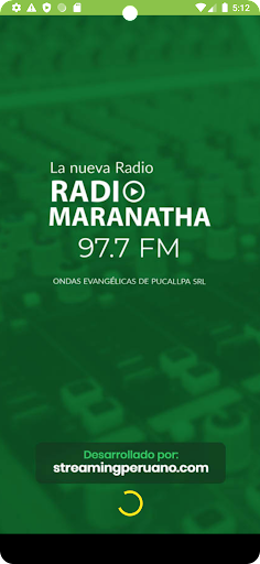Android application Maranatha Radio screenshort