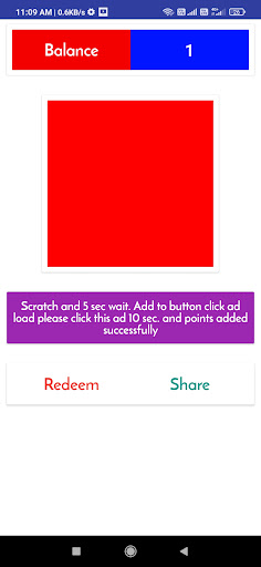 Scratch and win earn money