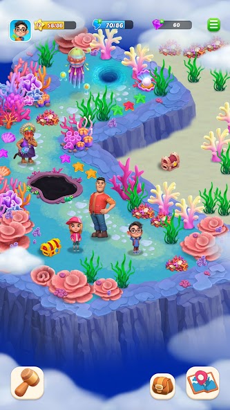 Gemstone Island: Farm Game MOD APK screenshot