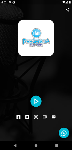 Android application PRESENCIA EN VIVO screenshort