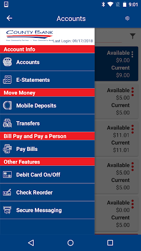 County Bank Screen 3