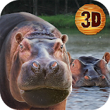 Hippo Wild Life Simulator 3D icon