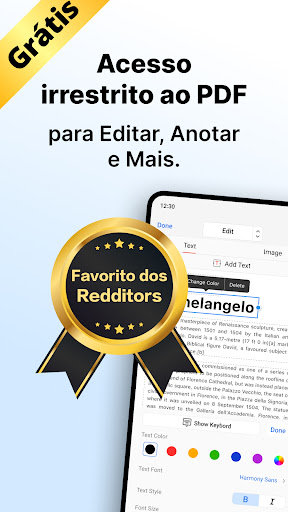 Visualização do aplicativo