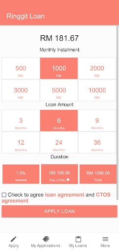 Ringgit Loan Screen 3