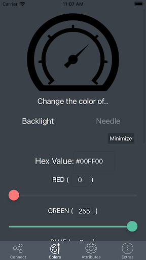 EV3 Attribute Programmer Screen 2