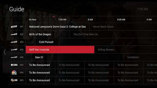 Screenshot of Cunningham TV Now