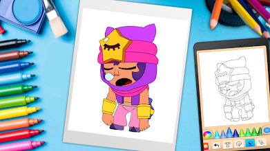 Como Dibujar Personajes De Brawl Stars Aplicaciones En Google Play - brawl stars personajes para colorear leon