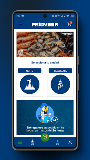 Android application Friovesa screenshort