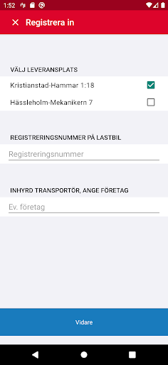 Fasab Masshantering Screen 2