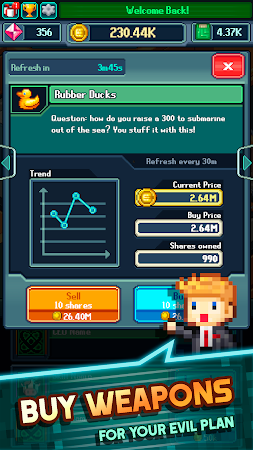 Game screenshot Tap Tap Evil: Idle Cash 8 bit apk download