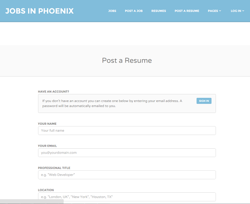 Jobs in Phoenix for all Screen 2