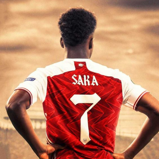 Bukayo Saka Wallpapers 4K 2023 logo