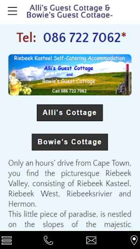 Android application Riebeek Valley screenshort