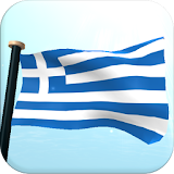 Greece Flag 3D Live Wallpaper icon