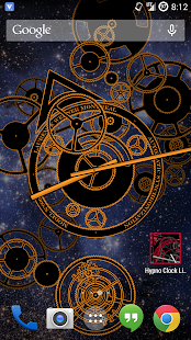 Hypno Clock Live Wallpaper Screenshot